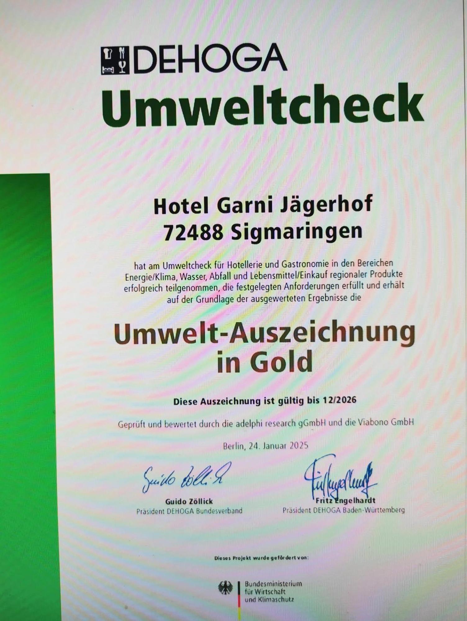 זיגמרינגן Hotel Garni Jaegerhof חדר תמונה